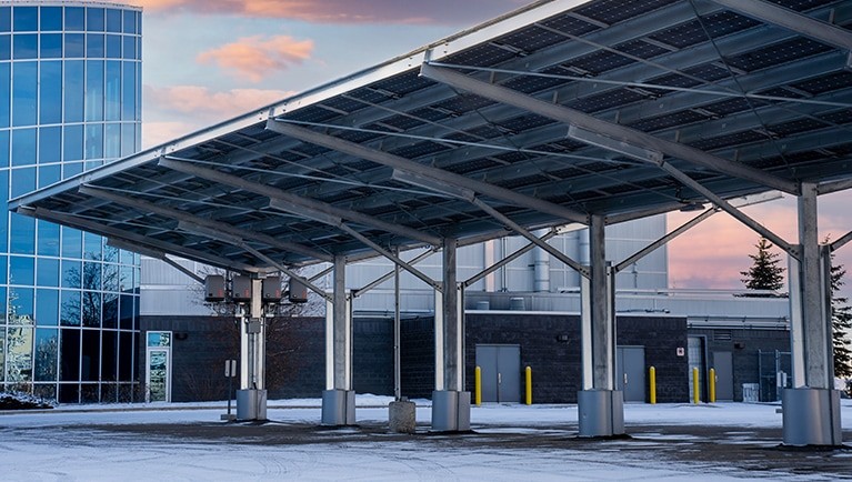 Solar Carport Structure